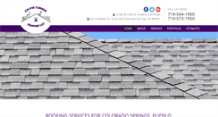 Desktop Screenshot of calvinturnerroofing.com